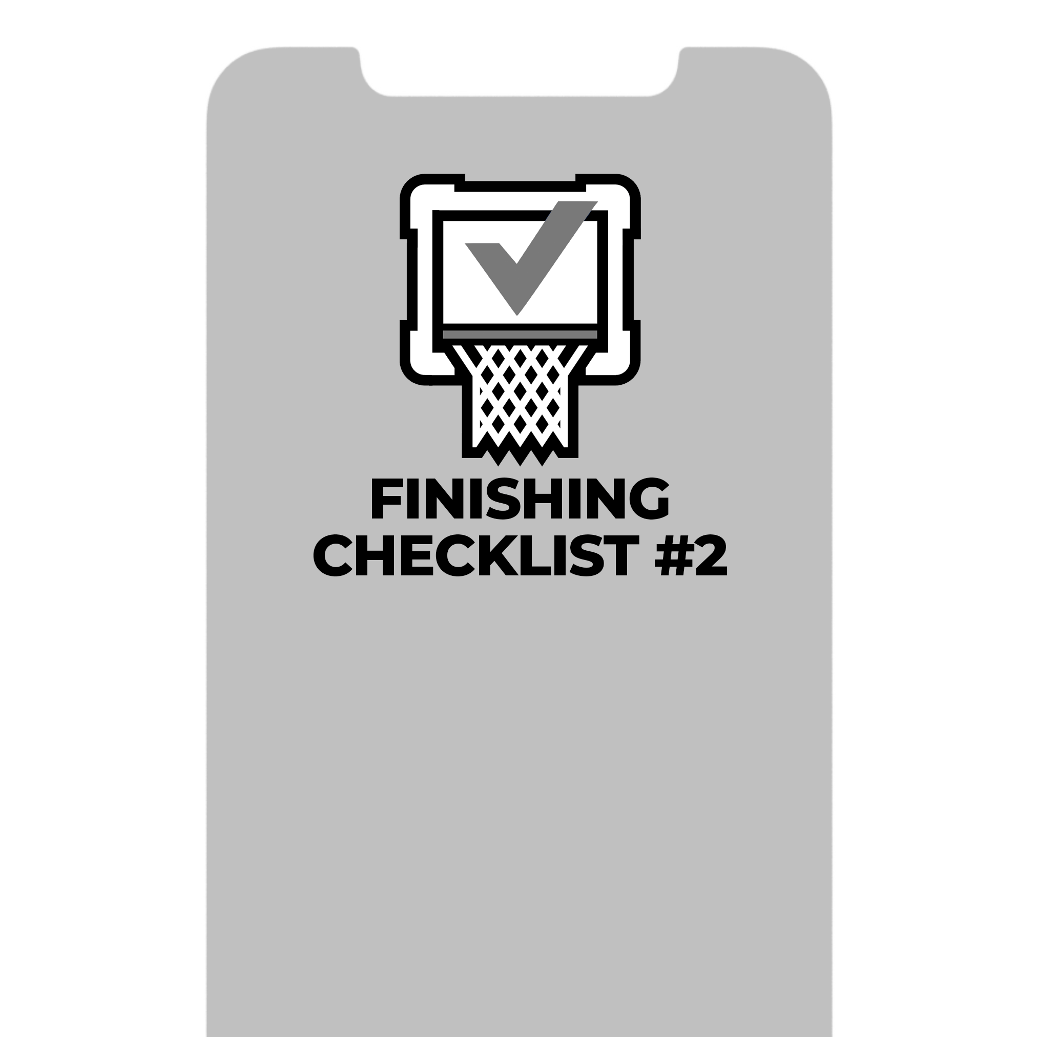 RealFinishing Checklist #2 - Im Possible Training Store