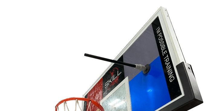 Basketball player training